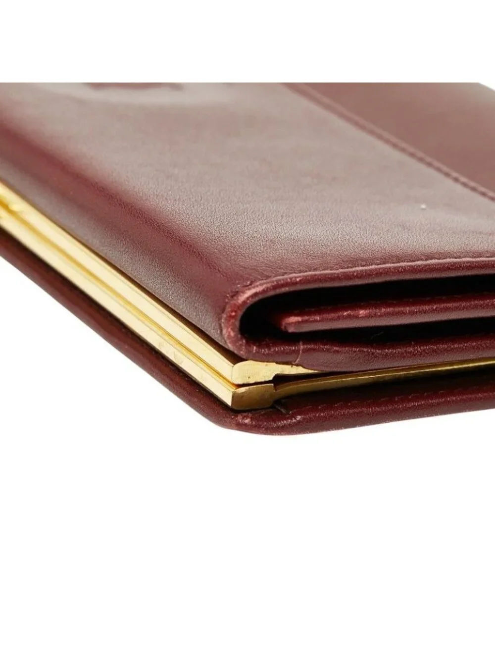 Cartier Must Line Wine Red Leather